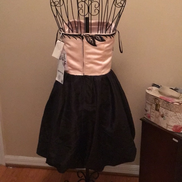 NWT Betsey Johnson Floral Embroidered Dress 0 - Picture 5 of 6